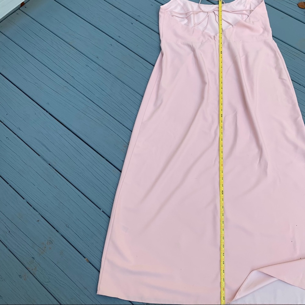 * ASOS light pink Maxi Dress Size 16 NWT - Picture 11 of 13
